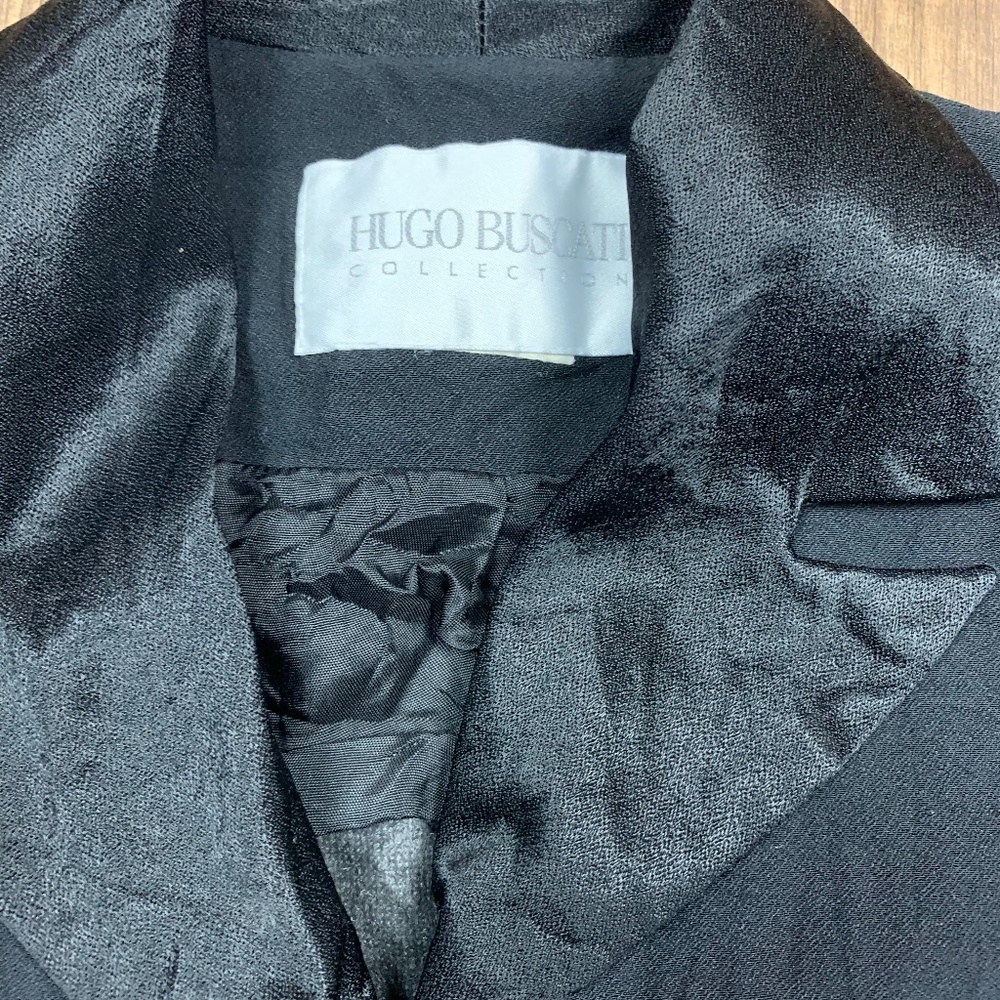 Hugo Buscati Collection Black Blazer Vtg - Picture 3 of 3